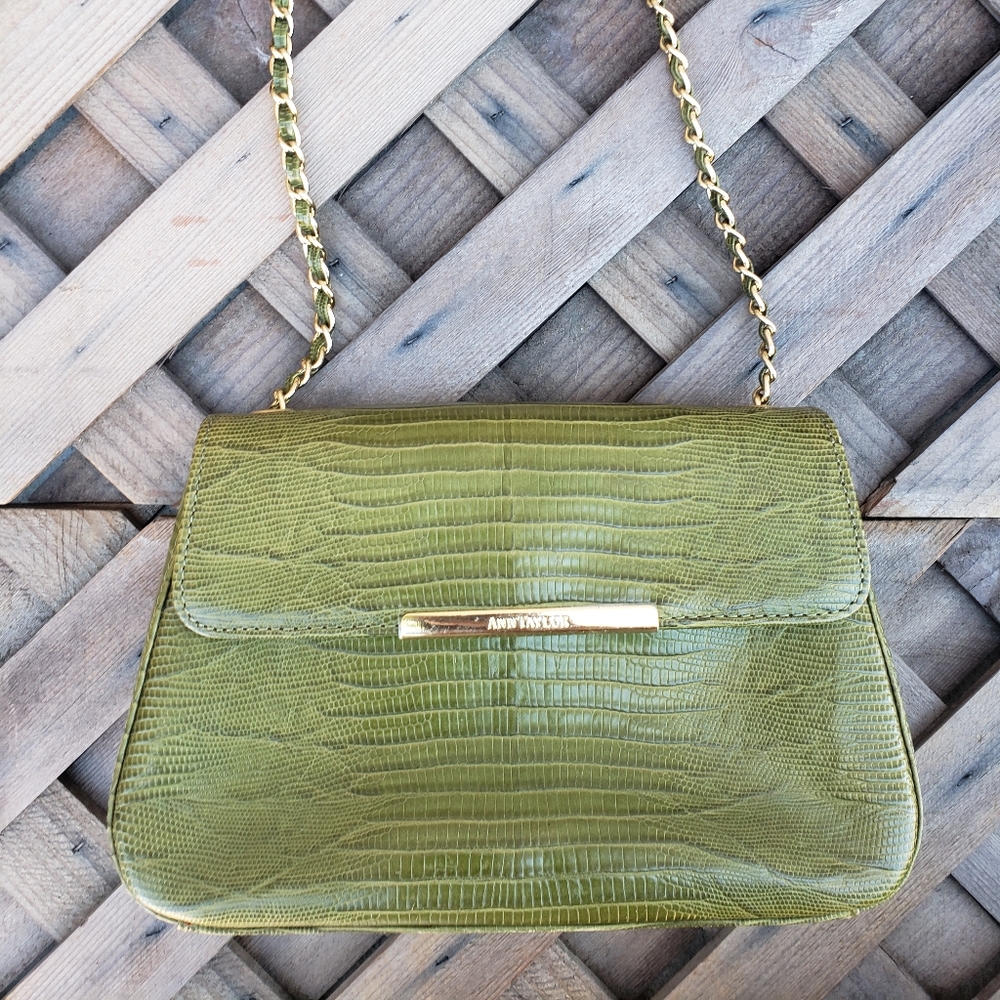 Ann Taylor flap shoulder bag